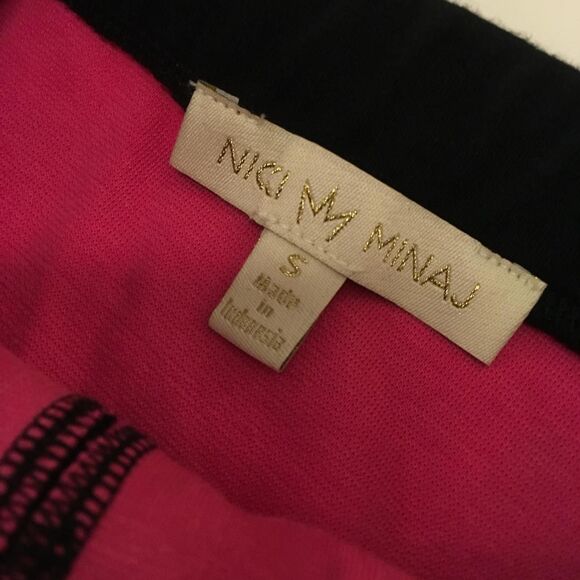 Nicki Minaj Women's Pink and Black Dress size S - Picture 3 of 4